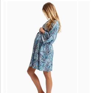 Pinkblush Tops - Maternity Pinkblush Paisley Delivery/Nursing Robe Pinkblush Tops - Maternity Pinkblush Paisley Delivery/Nursing Robe